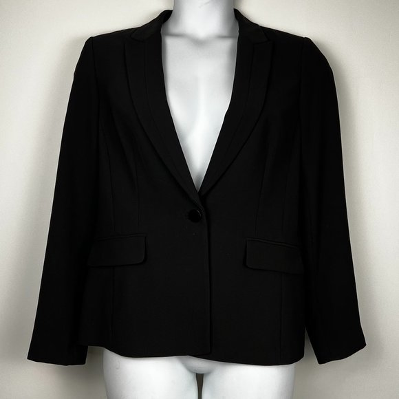 Karl Lagerfeld Paris Black Size 14 Women's Blazer - Picture 1 of 9